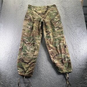 US Military Pant Men's M Green Camouflage Cotton Cargo Tapered Leg Combat Army